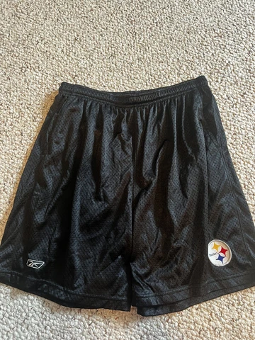 Reebok NFL Pittsburgh Steelers Basketball Shorts Size XL Cover