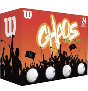 NEW Wilson CHAOS Golf Balls (24 Pack's) - white - Picture 1 of 2