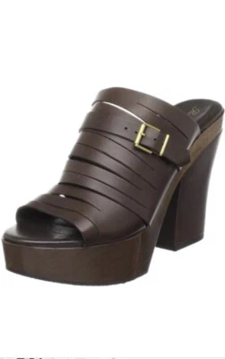 Sandalia de cuña Robert Clergerie Barneys NY Dixo plataforma cuero marrón boho 10 Foto 1 de 4