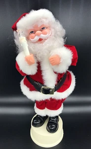 Vtg Rennoc Animations Santa Claus Figurine 14.5" Lighted Candle Battery Operated - Picture 1 of 9