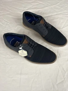 Zapatos Oxford Nunn Bush Chase Tejidos Toma de fuerza Puntera Lisa Azul Marino Multi 81534-492 talla 10.5M - Imagen 1 de 10