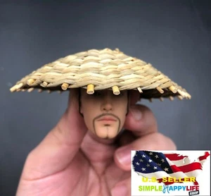 1/6 Kasa hat bamboo Japanese samurai kamishimo costumes for hot toys ❶USA❶ - Picture 1 of 4
