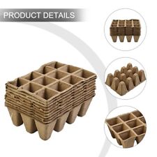 10 pièces plateau 12 trous pots en papier solution écologique pour démarrer p