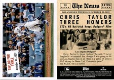 2022 Topps Archives Baseball Card 314 CHRIS TAYLOR LOS ANGELES DODGERS