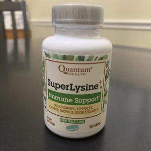 Quantum Health | Super Lysine Immune System 90 Tablets Milk-Free, No Artificial - Picture 1 of 8