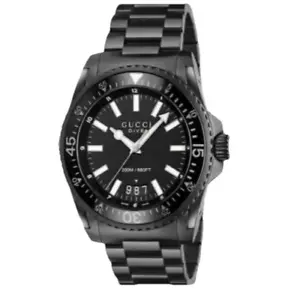 GUCCI YA136306 Men's Dive Black 40mm - Picture 1 of 19