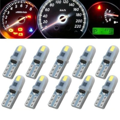 Efficient T5 3014 LED Dashboard Instrument Panel Light Bulbs Pack of 10 - Image 1 of 4