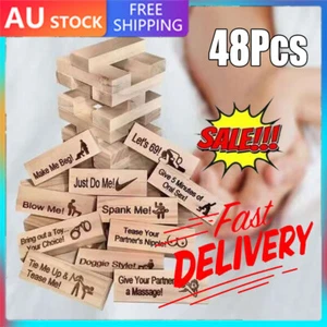 Super Naughty Block Tower Game - Couple Activities & Date Night Ideas OD - Picture 1 of 15
