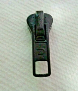 #8 Black Slider old style for molded plastic zipper (will work with YKK) - Picture 1 of 4