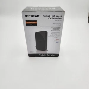 NETGEAR CM500 High Speed Cable Modem 680 Mbps DOCSIS 3.0 Cox Xfinity Spec New - Picture 1 of 3