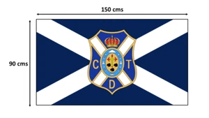 Bandera TENERIFE flag 150x90cms CD Tenerife España islas Canarias - Imagen 1 de 2