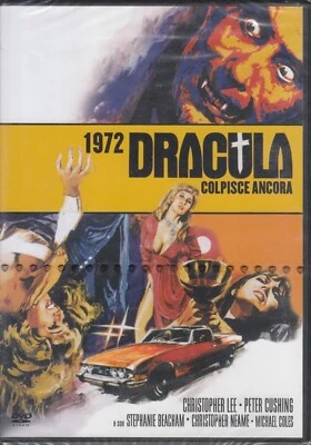 1972 DRACULA COLPISCE ANCORA DVD CHRISTOPHER LEE NUOVO SIGILLATO - Immagine 1 di 2