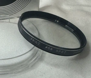 58mm PRINZ SPOT FILTER WITH STORAGE CASE Used in box with case made in japan - Picture 1 of 3