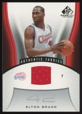 ELTON BRAND 2006-07 SP Game Used Edition Authentic Fabrics #138