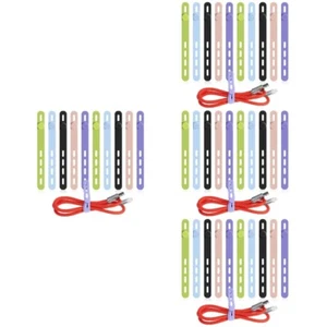 4 PCS Silicone Cable Manager Desk Organizer Cords Wire Organizers - Afbeelding 1 van 12