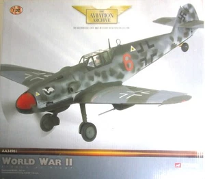 CORGI AVIATION ARCHIVE MESSERSCHMITT BF109G - RED 6 - SCALE 1:32 AA34901 - Picture 1 of 23