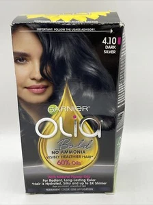 GARNIER OLIA OIL POWERED PERMANENT COLOR 4.10 DARK SILVER Brand New - Picture 1 of 1