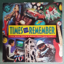 Times To Remember Board Game Blast from your Past Complete Vintage 1991 90s 