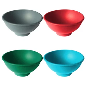 4 Pcs Silicone Small Bowl Mixing Bowls for Kitchen Baby Reusable - Picture 1 of 12