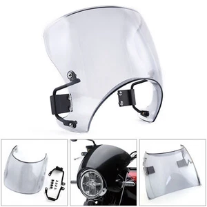 ABS Windscreen Windshield Cafe Racer Wind Protector for Kawasaki Z900RS 2018 GR - Picture 1 of 5