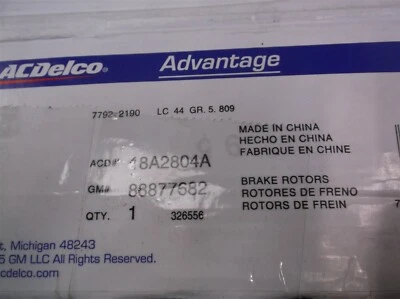 ACDELCO Silver Rotor - GM (88877682) - Image 1 of 4