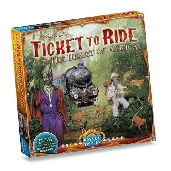 Ticket to Ride Heart of Africa Map Collection Volume 3 Board Game.