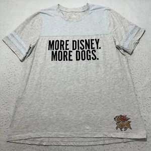 Disney Parks Women's XL More Dogs Lady & The Tramp Graphic T Shirt Crewneck Tee - Picture 1 of 12