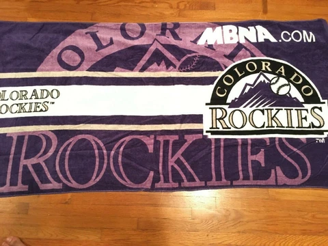 CO Colorado Rockies 100% Cotton Fiber Beach Towel 30" x 60" Brand New Cover