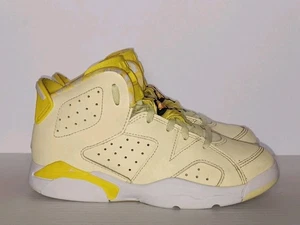 Nike Air Jordan VI 6 PS Retro Dynamic Yellow Kids Shoes Size 1.5Y 543389-800 - Picture 1 of 8