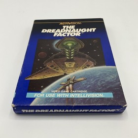 Intellivision The Dreadnaught Factor by Activision - Game Box Manual And Overlay