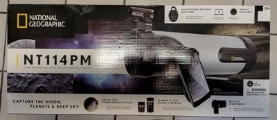 Brand New National Geographic NT114PM 114 Newtonian Telescope W/Panhandle  Mount - Image 1 of 4
