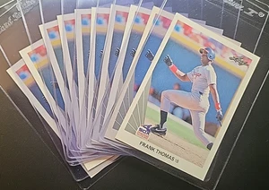 1990 Leaf #300 Frank Thomas Rookie Card RC 10 Count Lot Clean Sharp Invest!!! - Picture 1 of 4