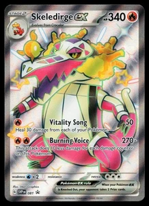 Skeledirge ex 081 SV: Scarlet & Violet Promo Cards Holo Pokemon Card - Picture 1 of 2