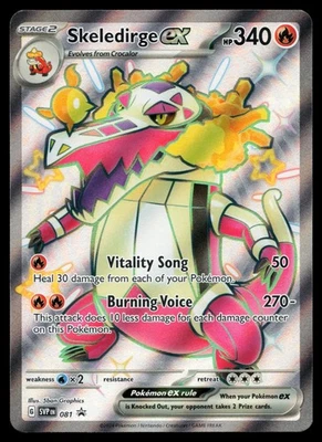 Skeledirge ex 081 SV: Scarlet & Violet Promo Cards Holo Pokemon Card - Image 1 of 2