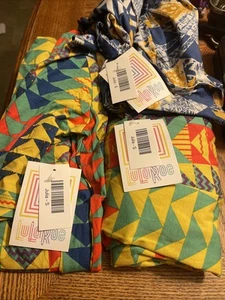 Lularoe Julia Small NEW With Tags Lot Of 3 Form fitting Mid Dress Multi Color  - Picture 1 of 4
