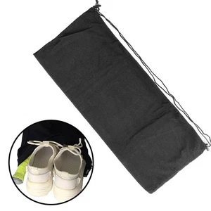 Tennis Racket Storage Bag Soft Flannel Lightweight Drawstring Carrying Case - Picture 1 of 12