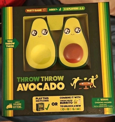 Exploding Kittens Throw Throw Avocado Card Game - Image 1 of 2