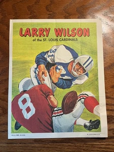 1970 Topps Poster Insert #14 of 24 Larry Wilson St. Louis Cardinals - Picture 1 of 2