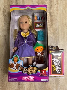 My Life 18'' As WILLY WONKA & THE CHOCOLATE FACTORY Blonde Hair & Blue Eyes Doll - Picture 1 of 3