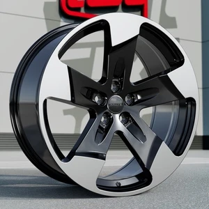 22" HAWKE FIVE TOOTH ALLOY WHEELS for RANGE ROVER VOGUE L405 22x10 5-120 Black - Picture 1 of 5