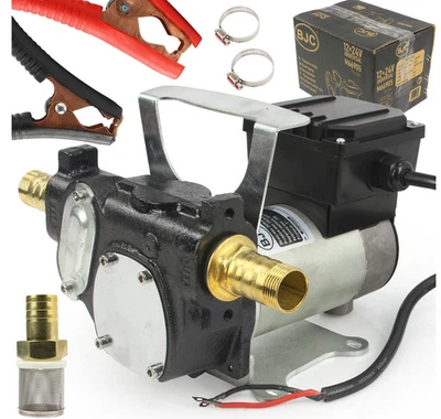 MARPOL Dieselpumpe Heizölpumpe 12V/24V 70l/min 1" Diesel-pumpe Ölwechsel 12V 24V +Satz