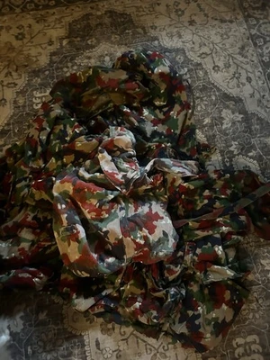 Swiss Alpenflage M70 Camo Combat Parka, M & L sizes,good-very good,free shipping - Image 1 of 2