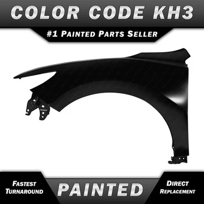 NEW Painted To Match *KH3 - Black* Front Left Fender for 2016-2018 Nissan Altima Foto 1 de 4