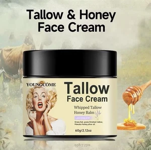 Whipped Beef Tallow & Manuka Honey Lavender Organic Cream, Moisturizer - Picture 1 of 5