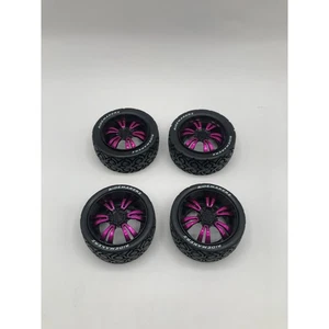 Ridemakerz RC Car 2008 Corvette 2.4 GHz Wheels (Set of 4) - Purple/Black - Picture 1 of 6