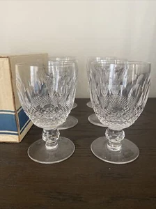 6 x Waterford Crystal Colleen Short 10 OZ Goblet Vintage Ireland Original Box - Picture 1 of 7
