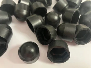 M16 Kunststoff Mutter und Bolzen Schutzkappe schwarz für 24 mm Sechskant mehrere Mengen - Bild 1 von 1