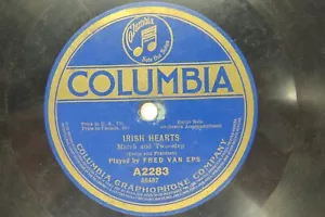 Fred Van Eps - COLUMBIA A2283 - BANJO- Irish Hearts & Medley of Jigs - Imagen 1 de 2