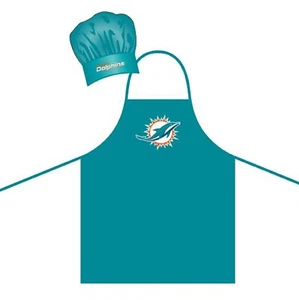 Juego de gorra y delantal de chef de los Miami Dolphins de la NFL - Imagen 1 de 1