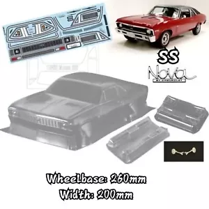 1/10 Onroad Rc Car 200mm Clear Body Shell For Traxxas 4tec Kyosho Fazer Sakura - Picture 1 of 4